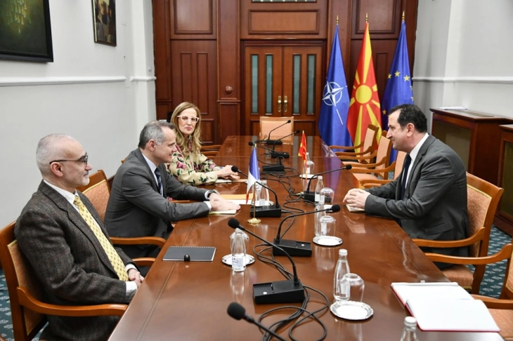 Средба на Беким Ќоку со францускиот амбасадор Кристоф ле Риголер