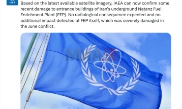 ANEB-i konfirmon dëmtimet në centralin bërthamor iranian në Natanc