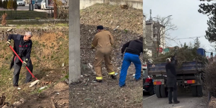 Гоцевски: Расчистен запуштен простор и нова опрема за пожарникарите во Делчево