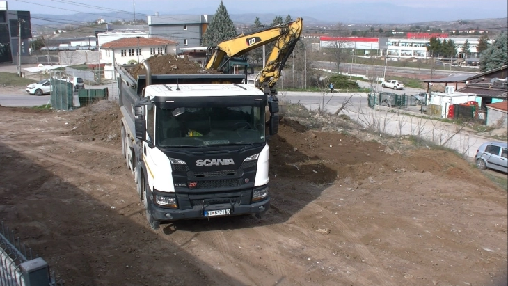 Градежни активности во штипската населба Пребег