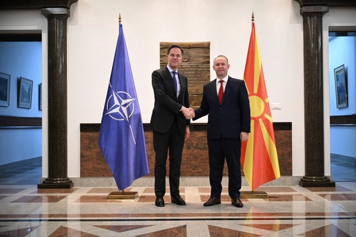 Gashi and Rutte welcome commitment to regional stability, participation in NATO missions