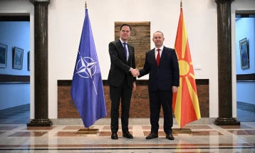 Gashi and Rutte welcome commitment to regional stability, participation in NATO missions