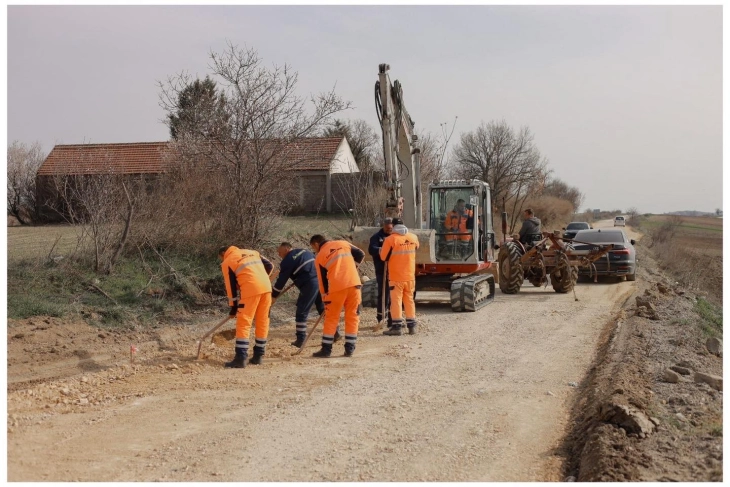 Се реконструира влезот во велешкото  село Иванковци