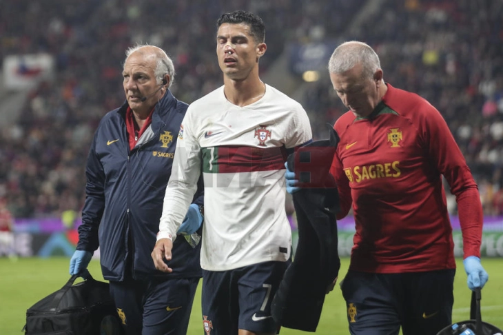 Роналдо ќе отсуствува 2-4 недели поради повреда на тетивата