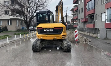 Се поставува атмосферска канализација на ул.„Воин Драшкоци“ во населбата Хром