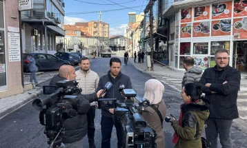 Заврши реконструкцијата на улицата „Борче Јовановски“ во Гостивар