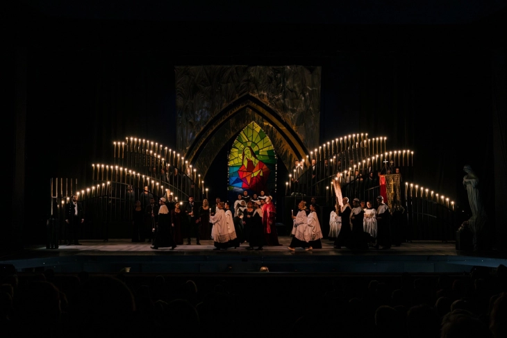 Операта „Тоска“ вечер во НОБ,  Злата Тошевска-Димовска во насловната улога