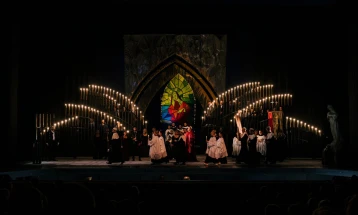 Операта „Тоска“ вечер во НОБ,  Злата Тошевска-Димовска во насловната улога