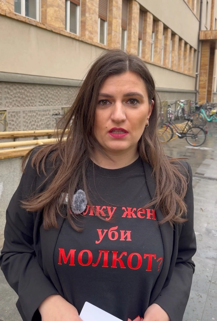 Зајкова го поднесе предлог законот за електронска нараквица за следење на насилниците во Собранието