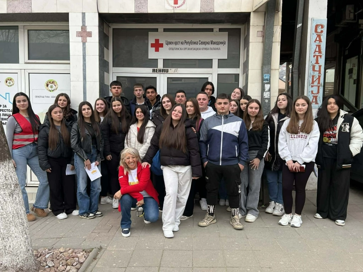 Црвен крст Крива Паланка со нови активности од програмата за промоција на хумани вредности