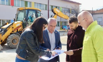 Општина Битола почна со градба на спортска сала во училиштето „Стив Наумов“