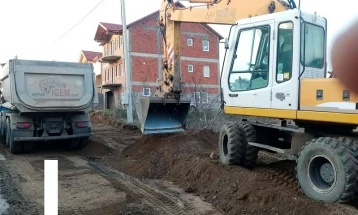 Почна изградбата на нова улица во селото Јакимово