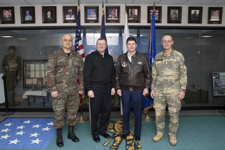 Потврдено 34-годишното партнерство: Лафчиски на средба со новиот командант на Националната гарда на Вермонт