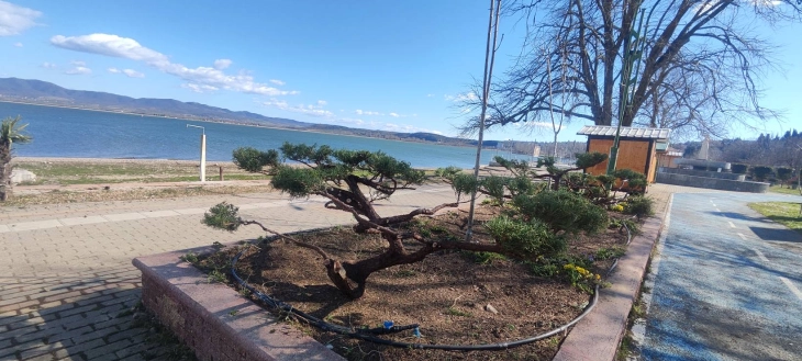 Шеталиштето во Стар Дојран со ново хортикултурно уредување