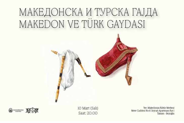 UNESCO-protected Macedonian and Turkish bagpipes to be showcased at Istanbul event