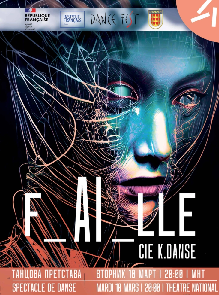 Танцова претстава „F_AI_LLE“ на француската танцова група K.Danse