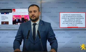 Лефков: Наместо извинување, СДС и Филипче и натаму лажат за темата мигранти во јавноста