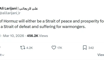 Лариџани упати ново предупредување во врска со Ормускиот теснец по заканата на Трамп