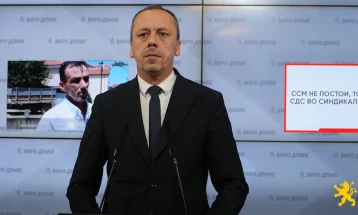 Петрушевски: ССМ не постои, тоа е само СДС во синдикални маички