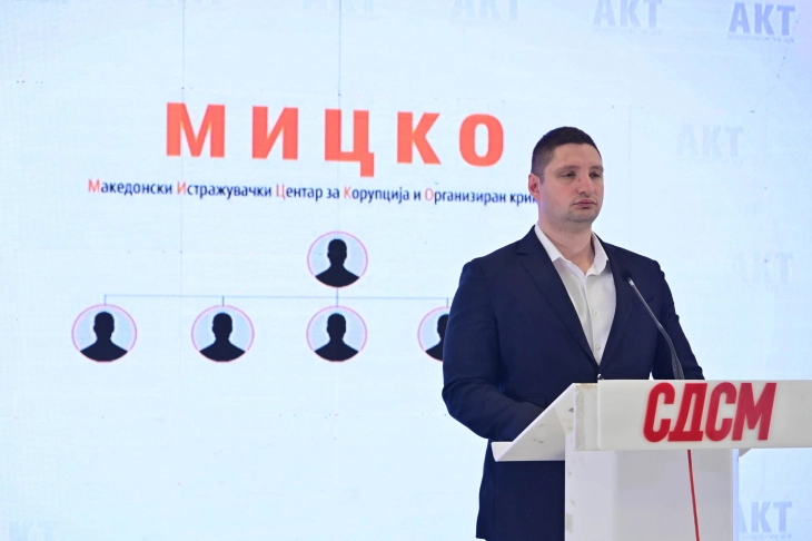 Фрчкоски: Мицкоски молчи за Адамовиќ поради поврзаноста со бизнисот со струја