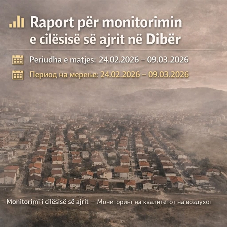 Воздухот во Дебар често ги надминува дозволените граници на загадување    