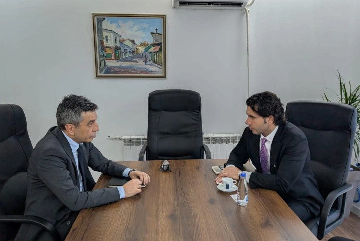 Средба Меџити - Марафатсос: Зајакнувањето на економската соработка со САД е важно за развојот на земјата