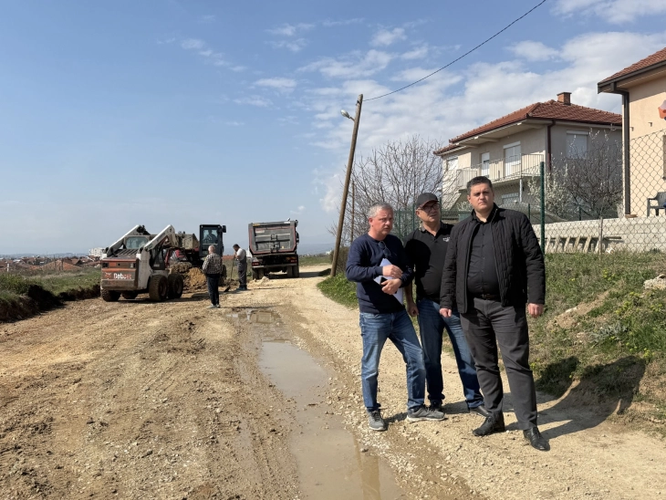 Се реконструира улицата 111 во месноста наречена Јака во Марино