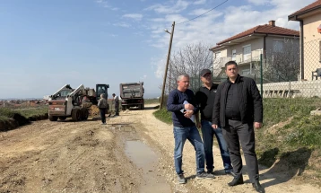 Се реконструира улицата 111 во месноста наречена Јака во Марино