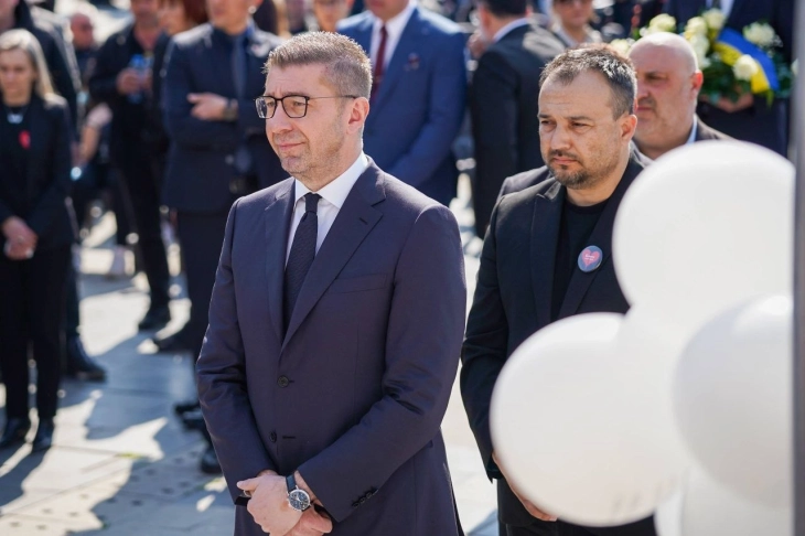 Мицкоски: 63 имиња, 63 животи што недостигаат,  63 светлини што никогаш нема да згаснат во нашето сеќавање