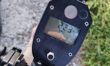 Македонски државјанин уапсен во Грција – со мотоцикл возел со брзина од 223 километри на час