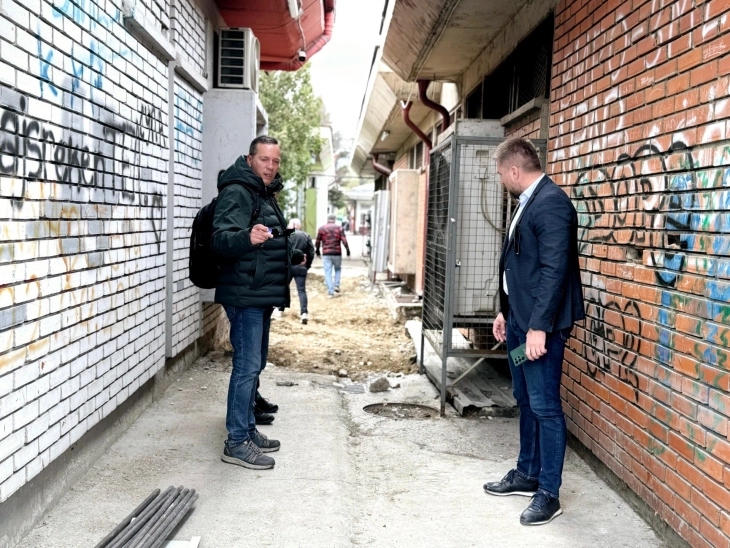 Општина Аеродром почна со реконструкција и уредување на просторот во Трговскиот центар во Лисиче