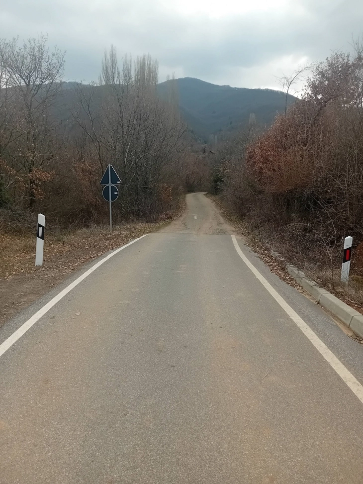 Комплетирана реконструкцијата на локалниот пат Блатец - Детлово