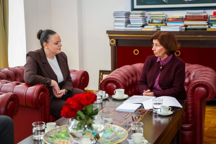 Средба на претседателката Сиљановска Давкова со претставници на ИНОВА