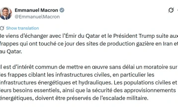Макрон повика на прекин на нападите врз енергетските капацитети на Блискиот Исток