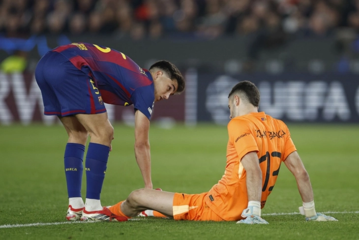 Голманот на Барселона Гарсија ќе биде надвор од терените неколку недели