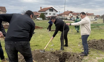 Пролетна акција за озелување „Зелена Општина Илинден“