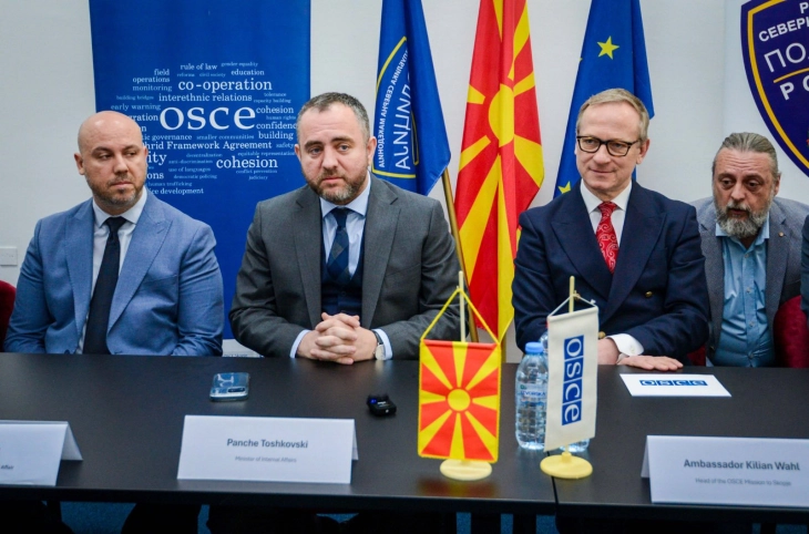 Rinovohet salla e konferencave në SP Bit Pazar - përforcim i kapaciteteve të policisë përmes bashkëpunimit me OSBE-në