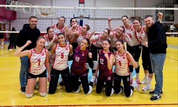 Комплетиран регуларниот дел од сезоната во Првата женска одбојкарска лига