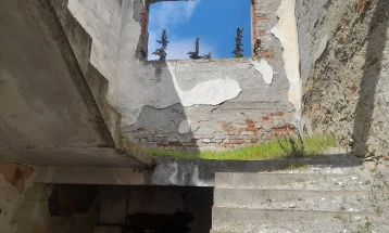 Голем ѕиден мурал и музејски експонати од Дојранското Езеро го краселе старото дојранско училиште