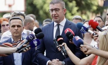 Мицкоски на пуштање во употреба на реконструираниот Регионален центар за средно стручно образование „Моша Пијаде“ во Тетово