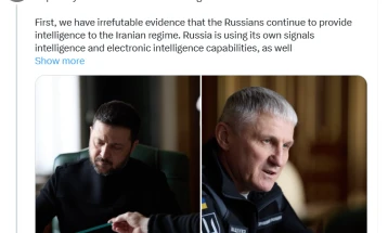 Зеленски: Украина има „неоспорни“ докази дека Русија му дава разузнавачки податоци на Иран