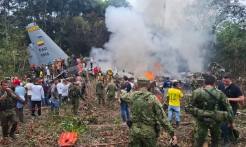 Chief of defence says 66 killed in Colombian military plane crash