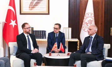 Ljutkov - Ersoy: Macedonian-Turkish partnership and cooperation in culture and tourism enhancing