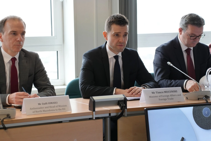 FM Mucunski, Agriculture Minister Tripunovski meet DG AGRI head Werner