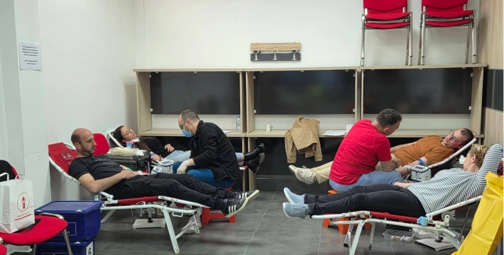 Мартовска крводарителска акција во Кочани – собрани 46 крвни единици