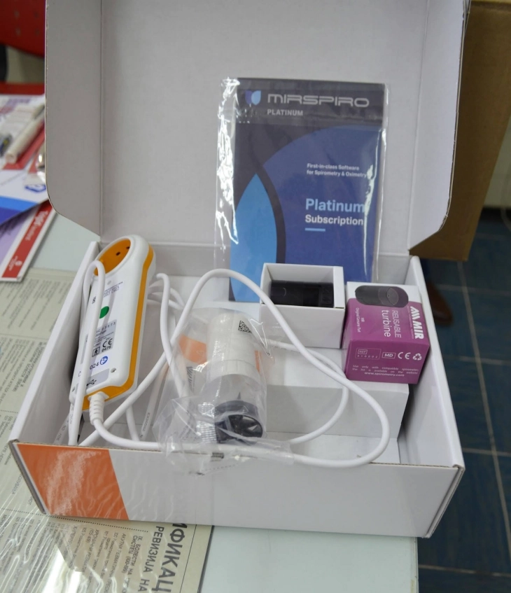 Здравствениот дом во Виница доби донација спирометар