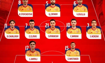 Седлоски ги објави стартните 11 за дуелот со Данска