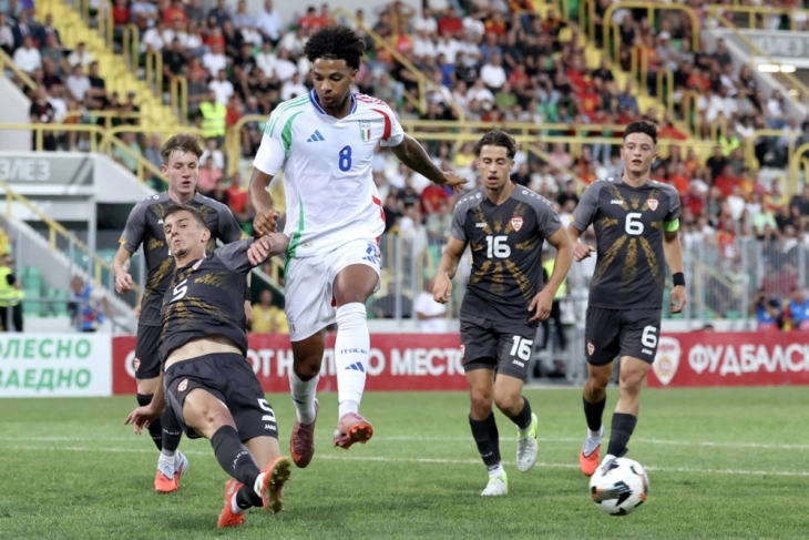 Убедлив пораз на младите македонски фудбалери од Италија