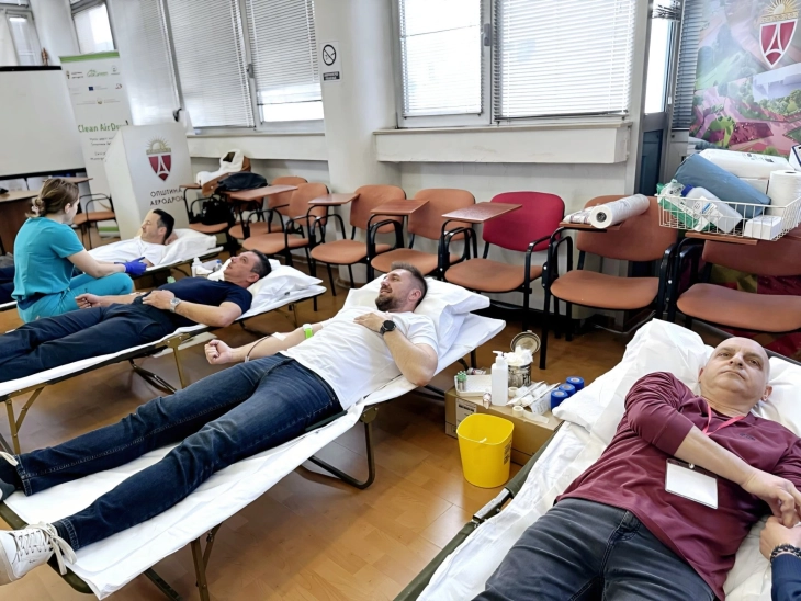 Крводарителска акција во Општина Аеродром