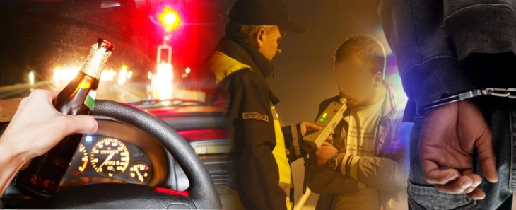 Скопјанец возел со 4,01 промили алкохол во крвта и удрил во две паркирани возила